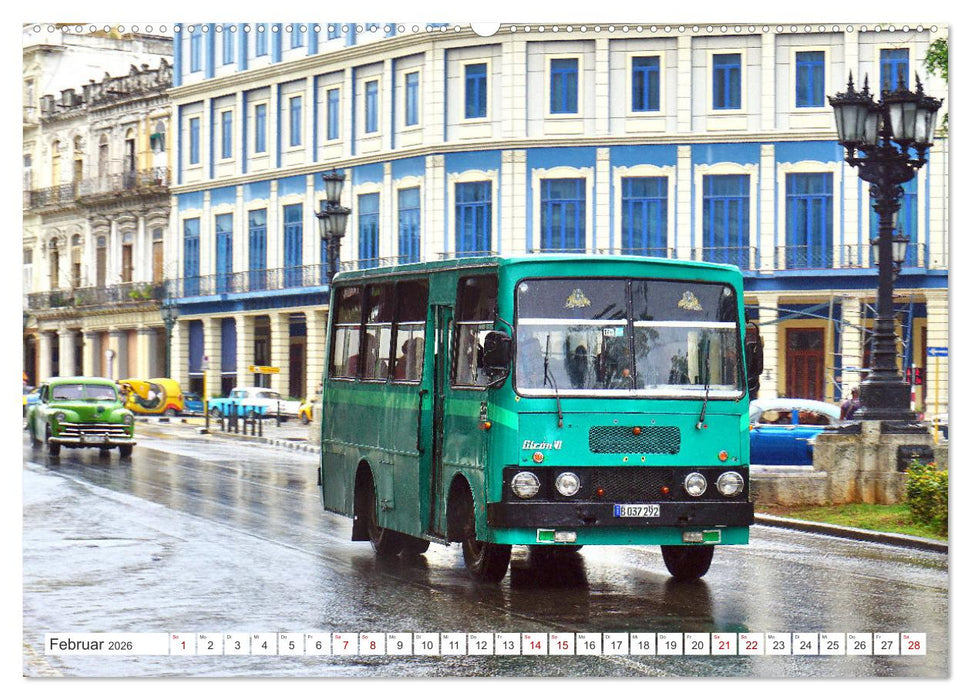 Autobus Diana - Kubas ganzer Stolz (CALVENDO Wandkalender 2026)