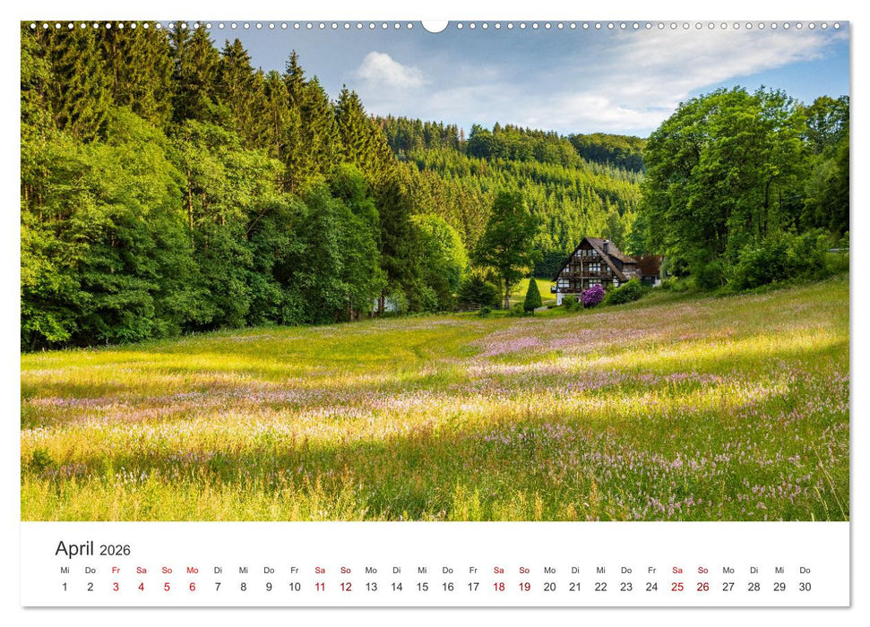 Westfeld-Ohlenbach - zwei idyllische Orte im Sauerland (CALVENDO Wandkalender 2026)