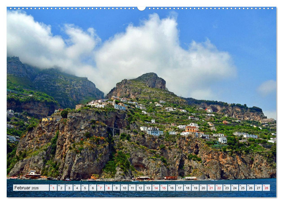 Traumhaftes KAMPANIEN, eine Reise vom Vesuv bis Sorrent (CALVENDO Wandkalender 2026)