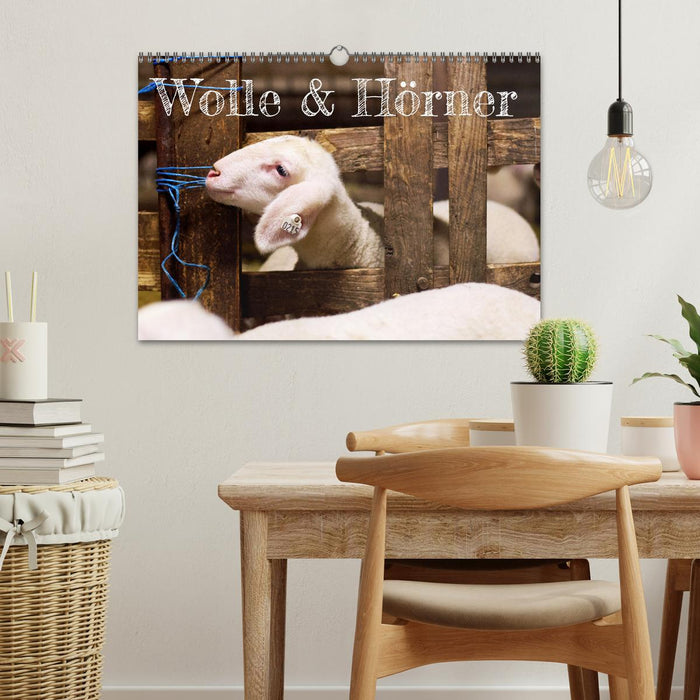 Wolle & Hörner (CALVENDO Wandkalender 2026)