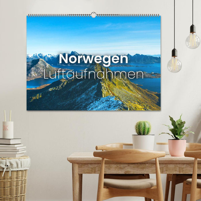 Norwegen Luftaufnahmen (CALVENDO Wandkalender 2026)