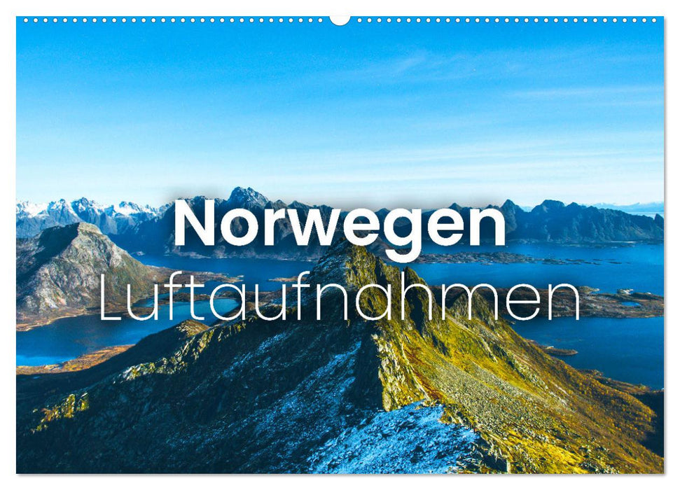 Norwegen Luftaufnahmen (CALVENDO Wandkalender 2026)