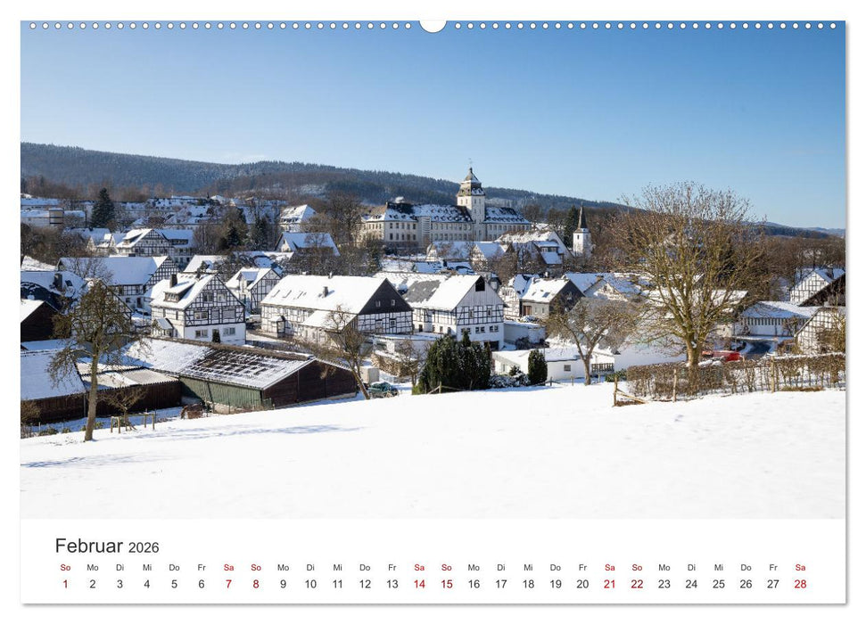 Grafschaft, ein Dorf im Schmallenberger Sauerland (CALVENDO Premium Wandkalender 2026)