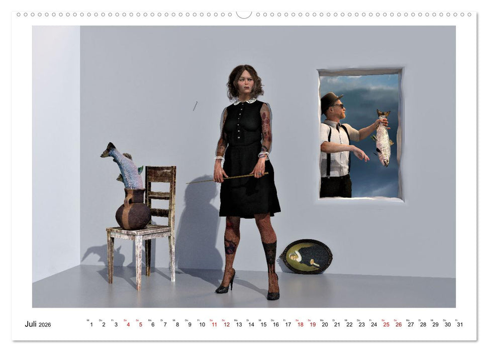 Im Traum gesehen (CALVENDO Premium Wandkalender 2026)