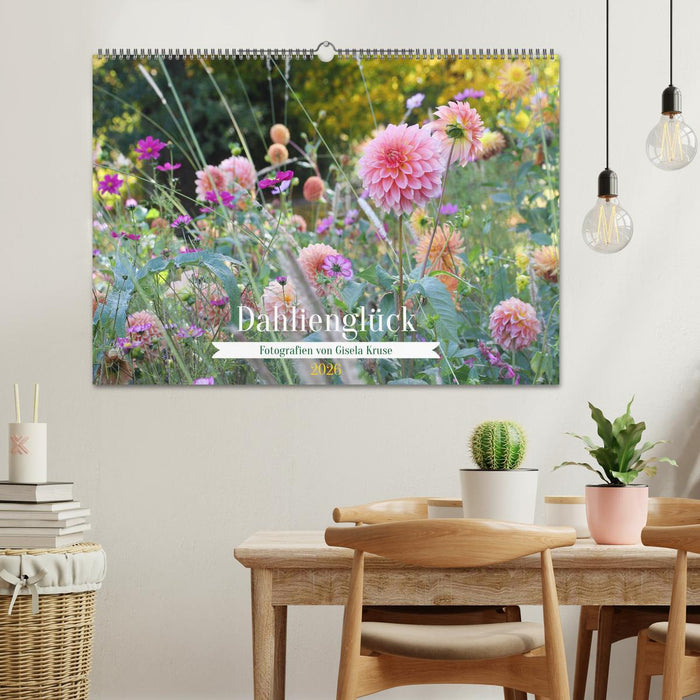 Dahlienglück (CALVENDO Wandkalender 2026)