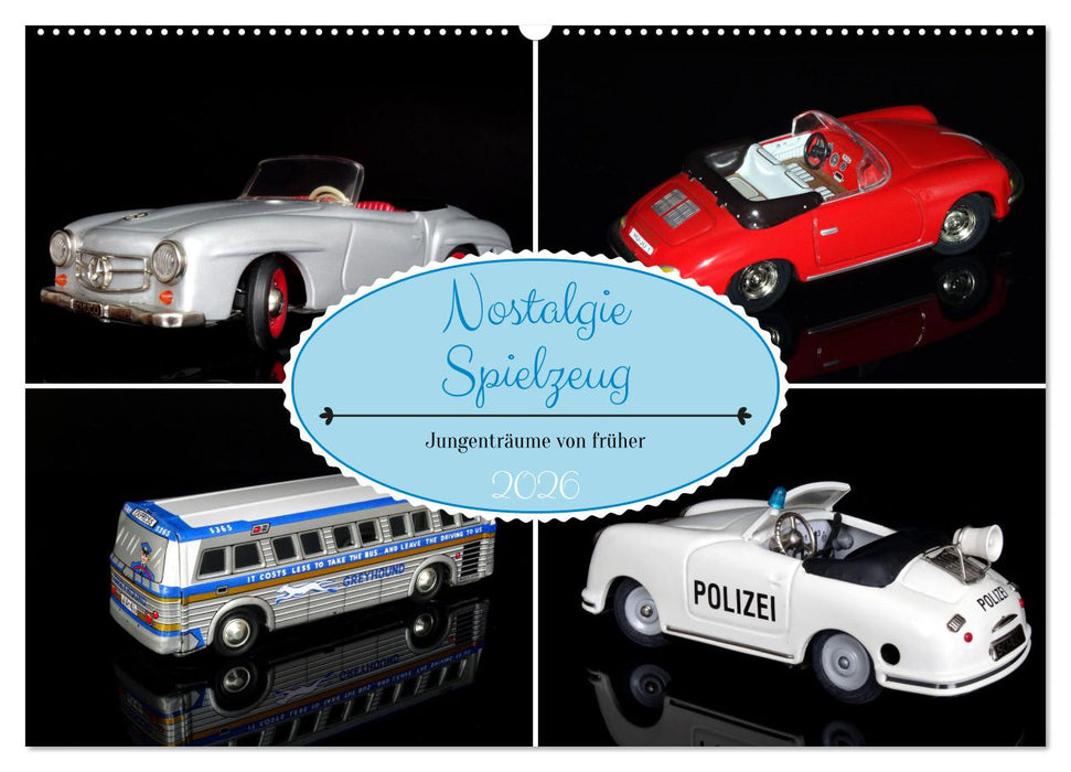 Nostalgie Spielzeug (CALVENDO Wandkalender 2026)