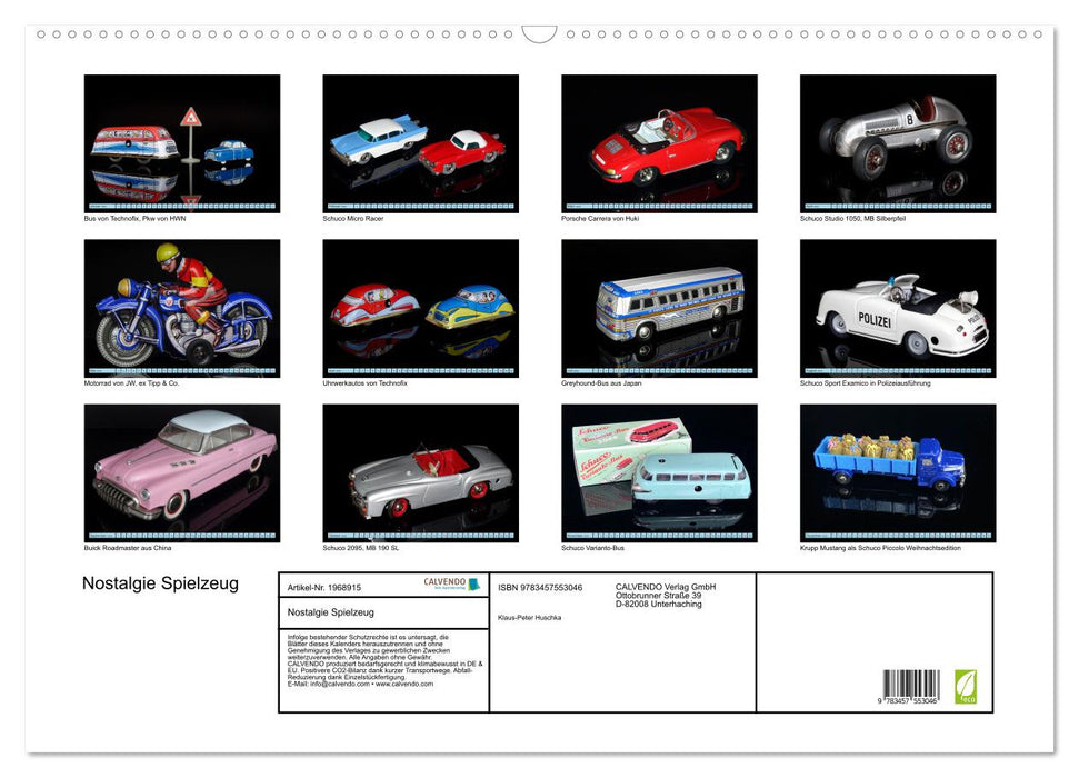 Nostalgie Spielzeug (CALVENDO Wandkalender 2026)