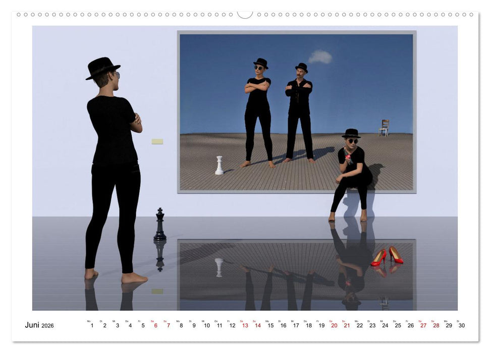 Im Traum gesehen (CALVENDO Wandkalender 2026)