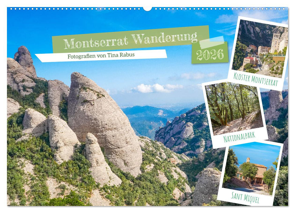 Montserrat Wanderung (CALVENDO Wandkalender 2026)