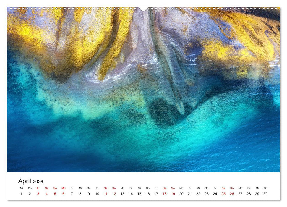 Island Luftaufnahmen (CALVENDO Wandkalender 2026)
