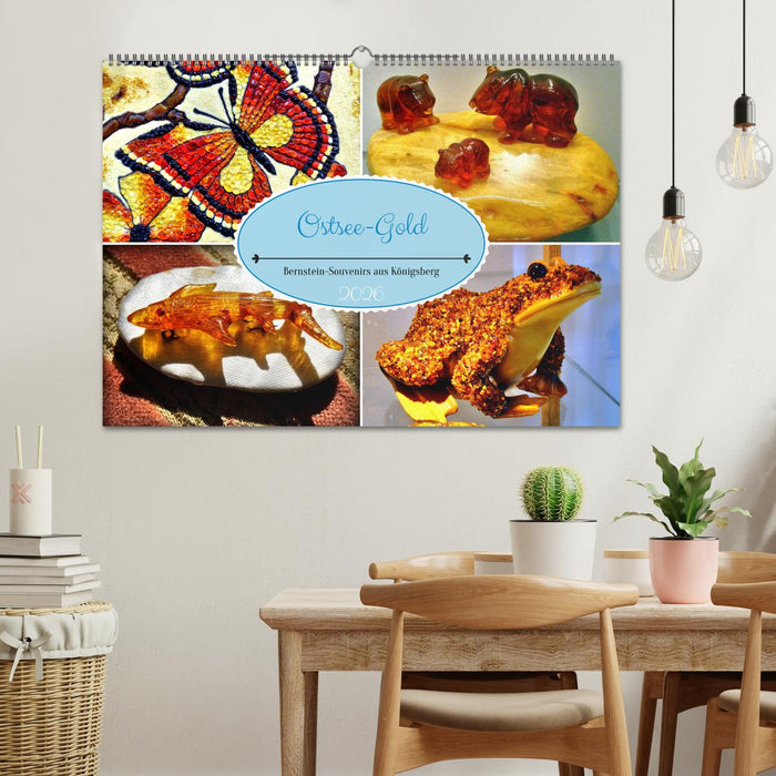 Ostsee-Gold - Bernstein-Souvenirs aus Königsberg (CALVENDO Wandkalender 2026)