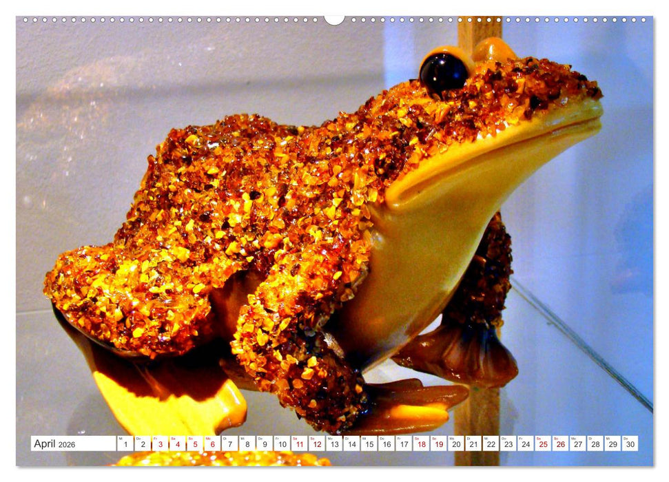 Ostsee-Gold - Bernstein-Souvenirs aus Königsberg (CALVENDO Wandkalender 2026)