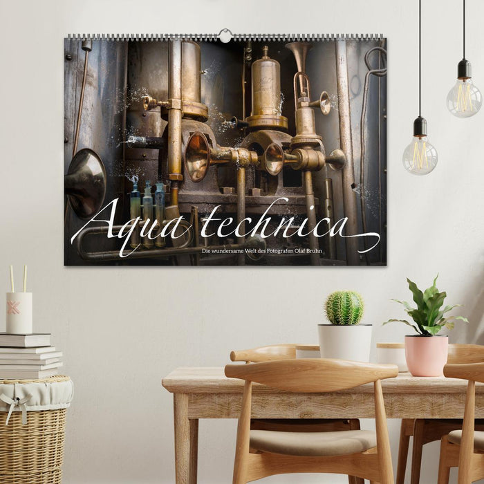 Aqua technica - Die wundersame Welt des Fotografen Olaf Bruhn (CALVENDO Wandkalender 2026)