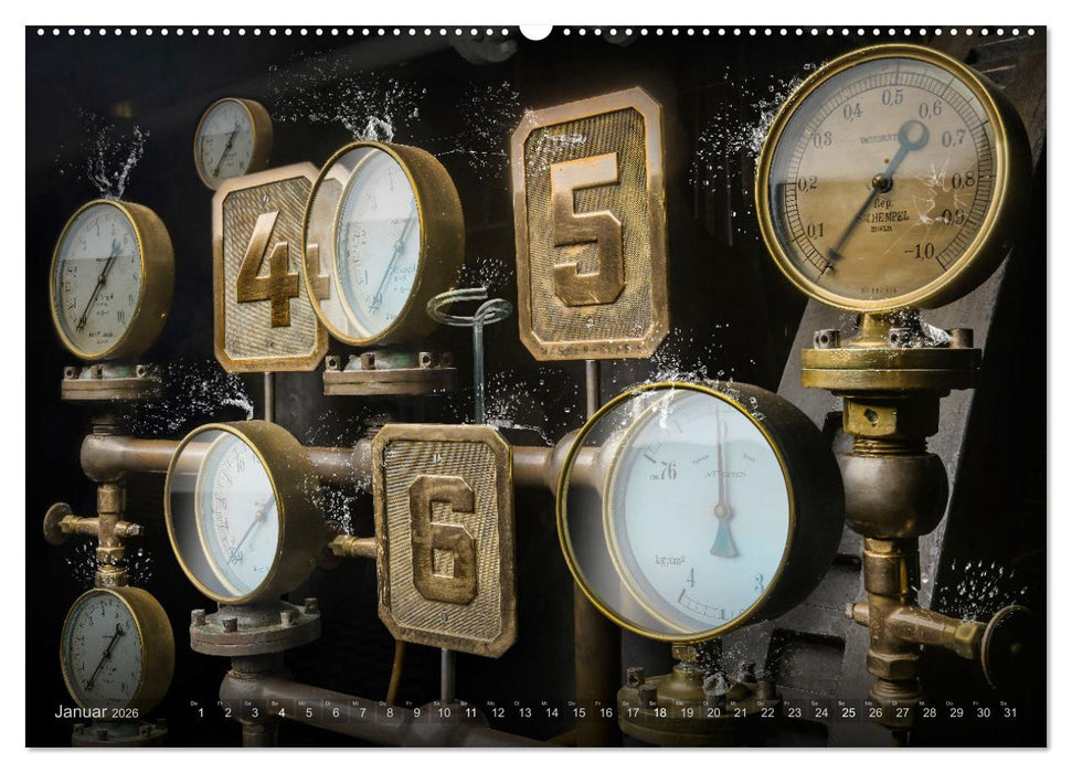 Aqua technica - Die wundersame Welt des Fotografen Olaf Bruhn (CALVENDO Wandkalender 2026)