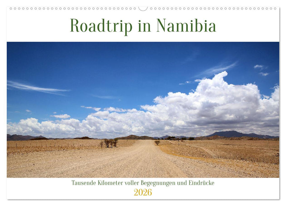 Roadtrip in Namibia (CALVENDO Wandkalender 2026)