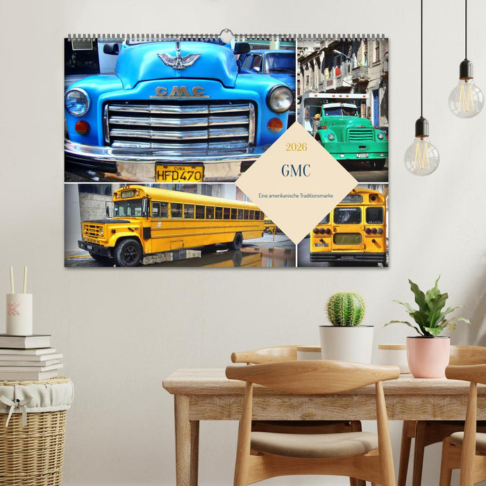 GMC - Eine amerikanische Traditionsmarke (CALVENDO Wandkalender 2026)