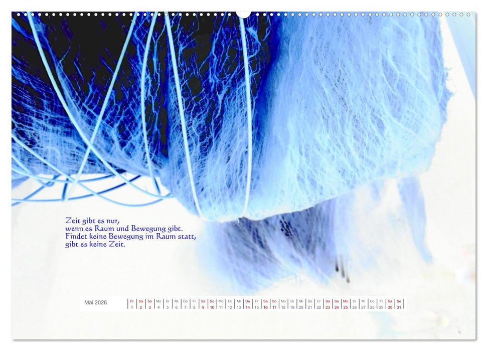 Über die Zeit - Nachdenk-Kalender (CALVENDO Wandkalender 2026)