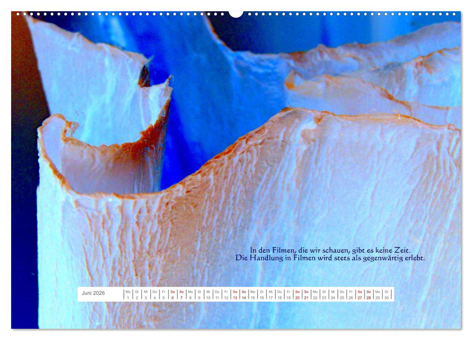 Über die Zeit - Nachdenk-Kalender (CALVENDO Wandkalender 2026)