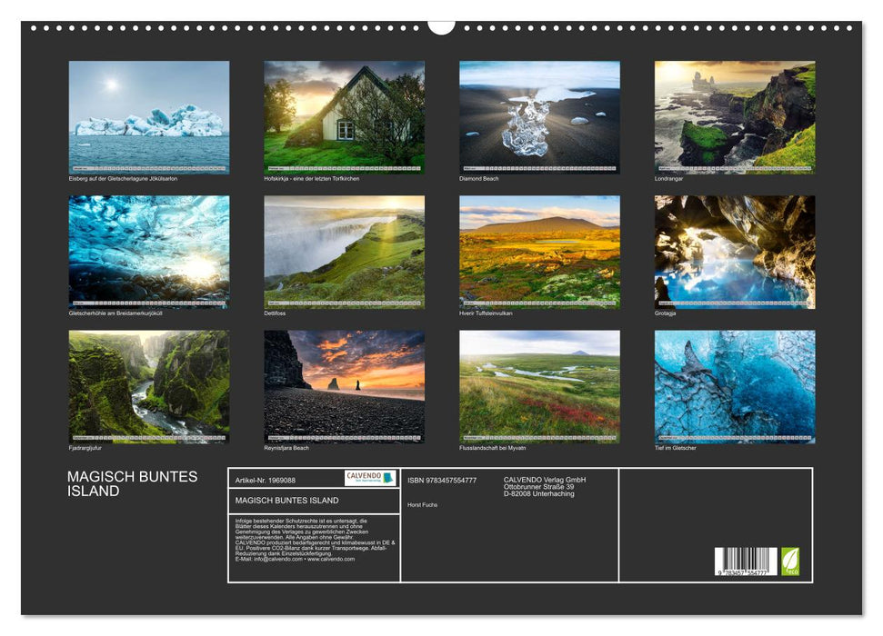 MAGISCH BUNTES ISLAND (CALVENDO Wandkalender 2026)