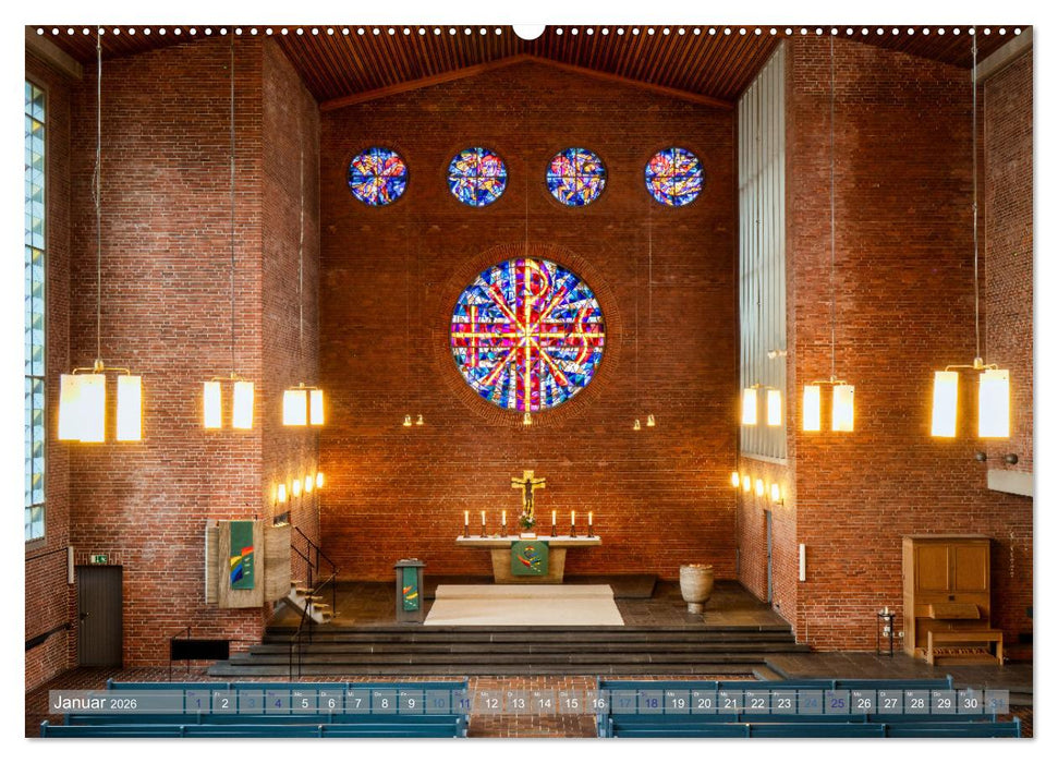 Bremer Kirchen von Innen (CALVENDO Wandkalender 2026)