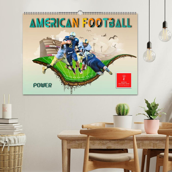 American Football - Power (CALVENDO Wandkalender 2026)