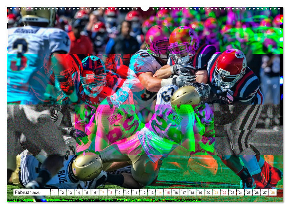 American Football - Power (CALVENDO Wandkalender 2026)