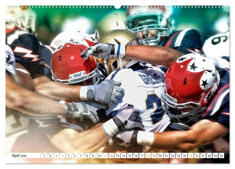 American Football - Power (CALVENDO Wandkalender 2026)