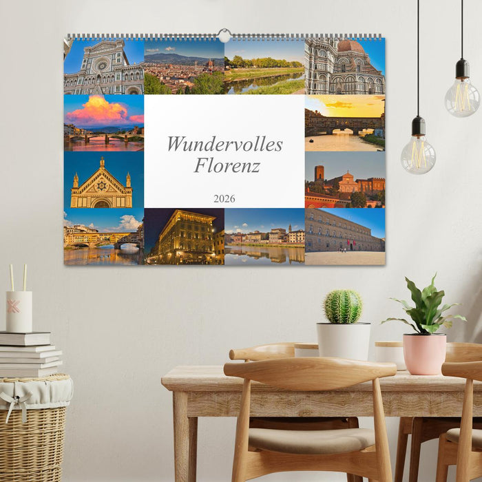 Wundervolles Florenz (CALVENDO Wandkalender 2026)