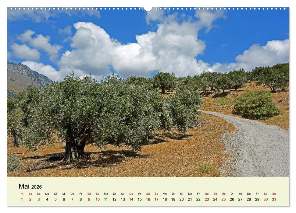 Kreta so vielseitig und wunderschön (CALVENDO Wandkalender 2026)