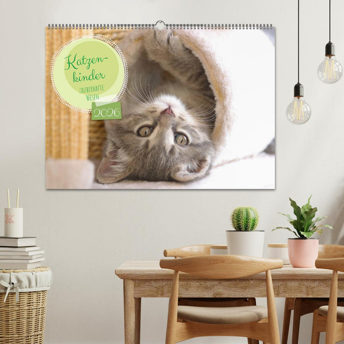 Katzenkinder - zauberhafte Wesen (CALVENDO Wandkalender 2026)