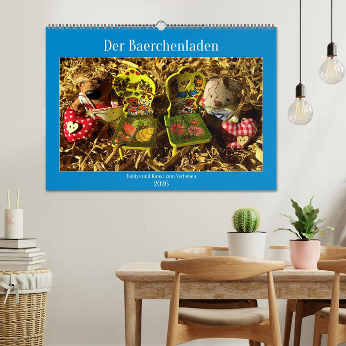 Der Baerchenladen, Teddys und Kunst zum Verlieben (CALVENDO Wandkalender 2026)