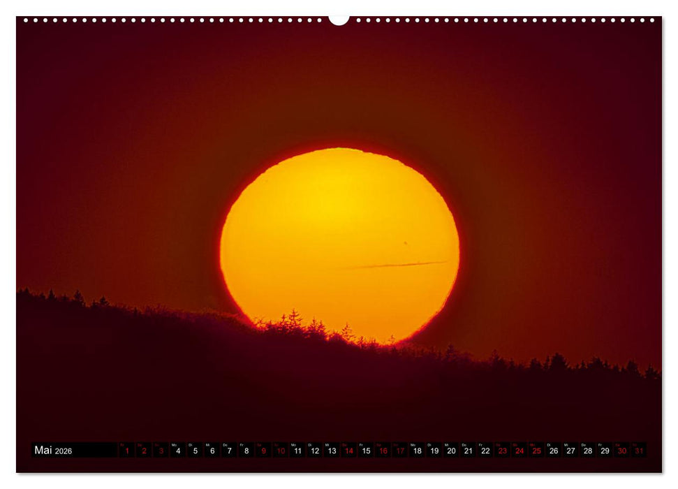 SUNDOWN EXTREME - Das Bild der auf- und untergehenden Sonne (CALVENDO Wandkalender 2026)