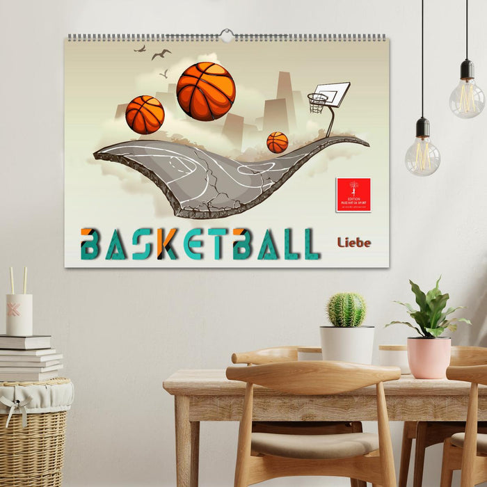 Basketball Liebe (CALVENDO Wandkalender 2026)