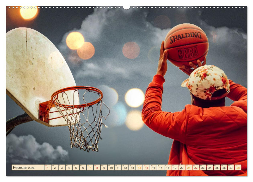 Basketball Liebe (CALVENDO Wandkalender 2026)