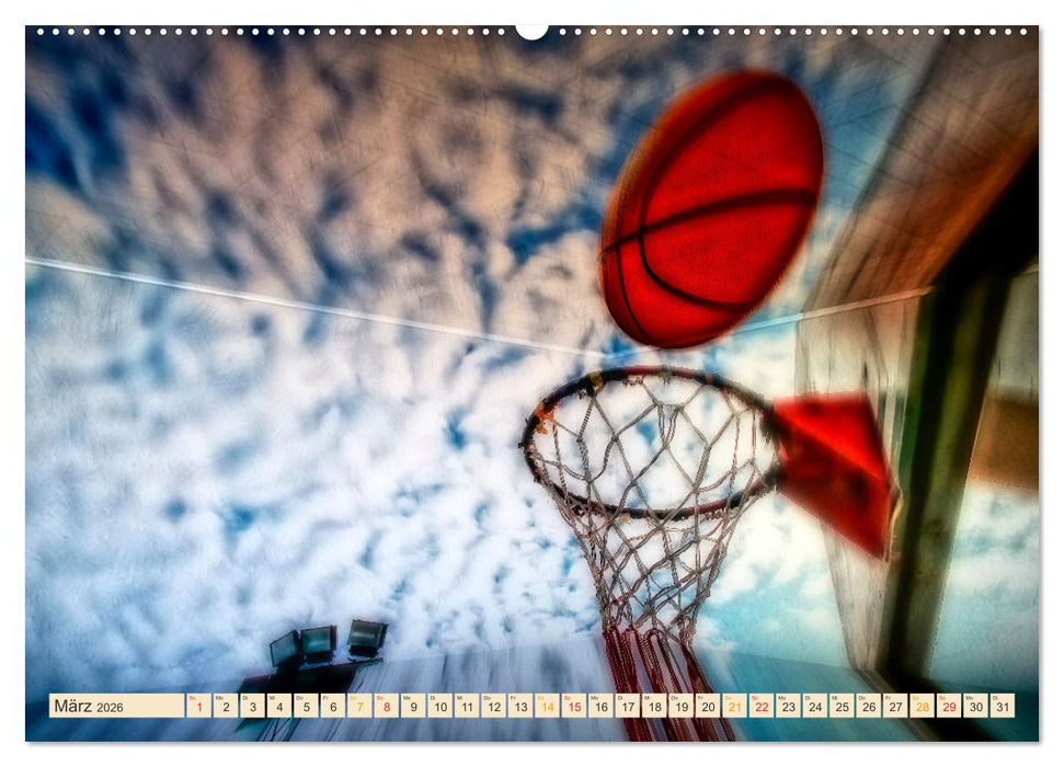 Basketball Liebe (CALVENDO Wandkalender 2026)