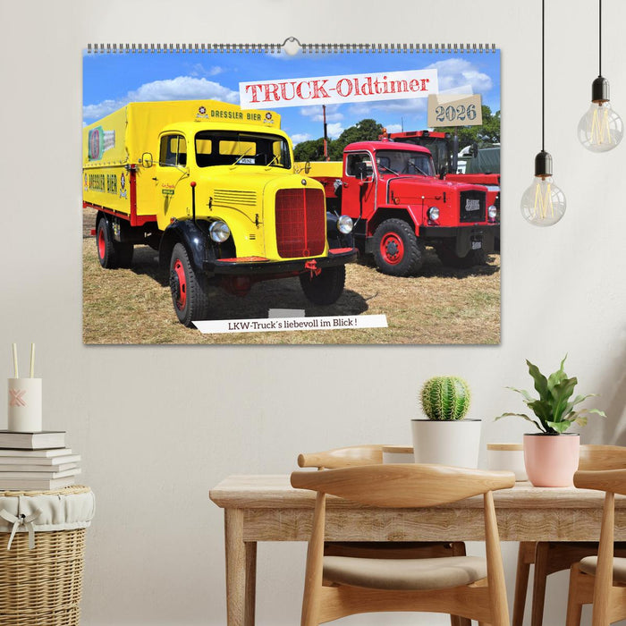 TRUCK - Oldtimer (CALVENDO Wandkalender 2026)