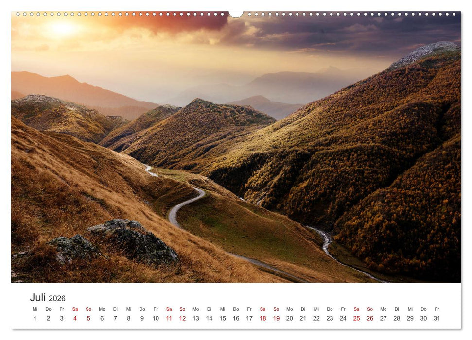 Georgien - Einmalige Landschaften (CALVENDO Premium Wandkalender 2026)