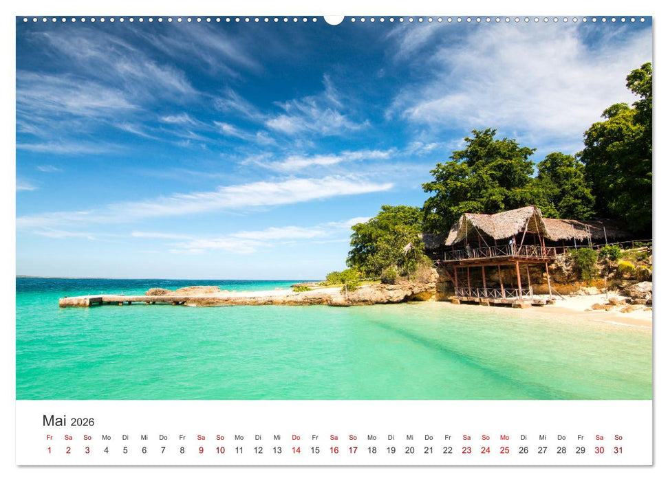Kuba - Farbenfrohe Impressionen. (CALVENDO Premium Wandkalender 2026)