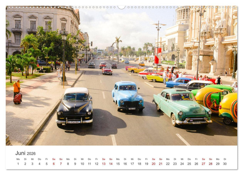 Kuba - Farbenfrohe Impressionen. (CALVENDO Premium Wandkalender 2026)