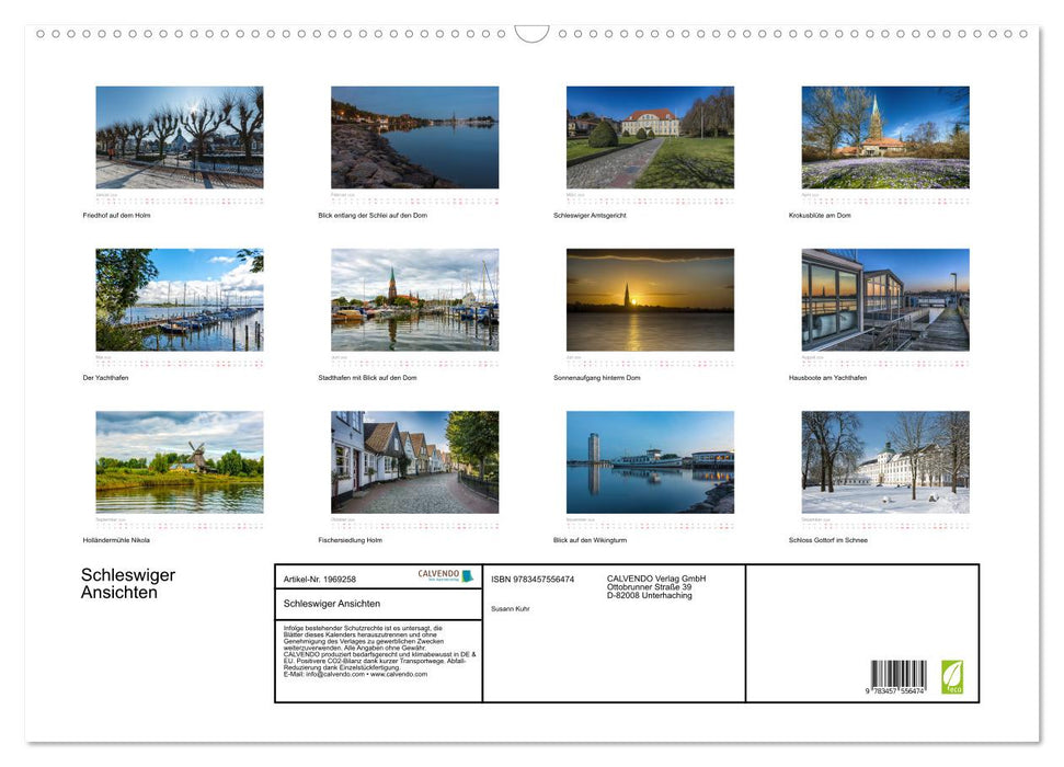 Schleswiger Ansichten (CALVENDO Wandkalender 2026)