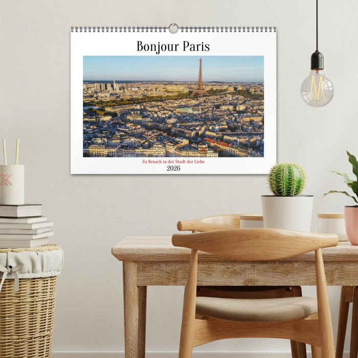 Bonjour Paris (CALVENDO Wandkalender 2026)