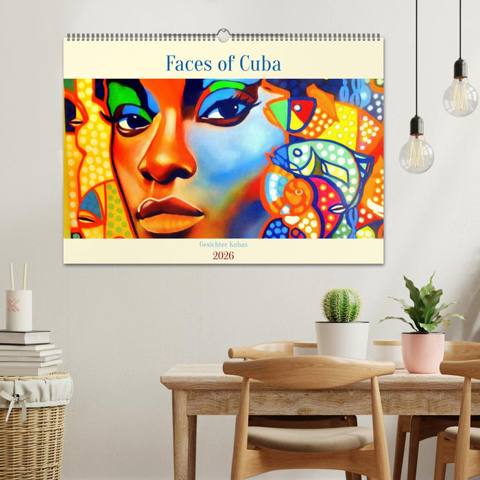 Faces of Cuba - Gesichter Kubas (CALVENDO Wandkalender 2026)