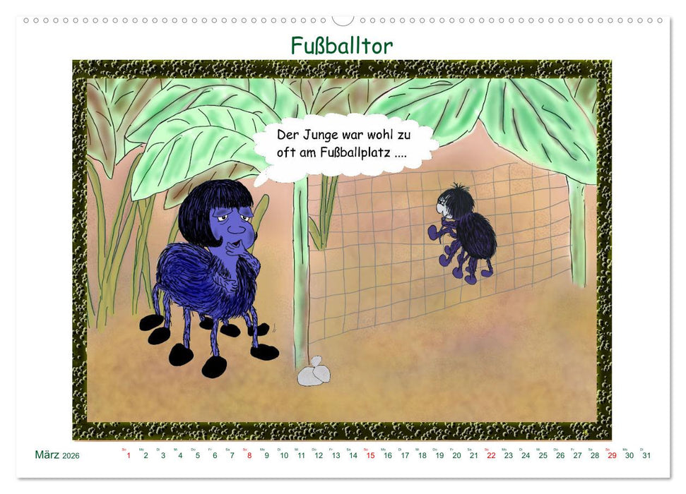 DIE SPINNEN DOCH (CALVENDO Wandkalender 2026)