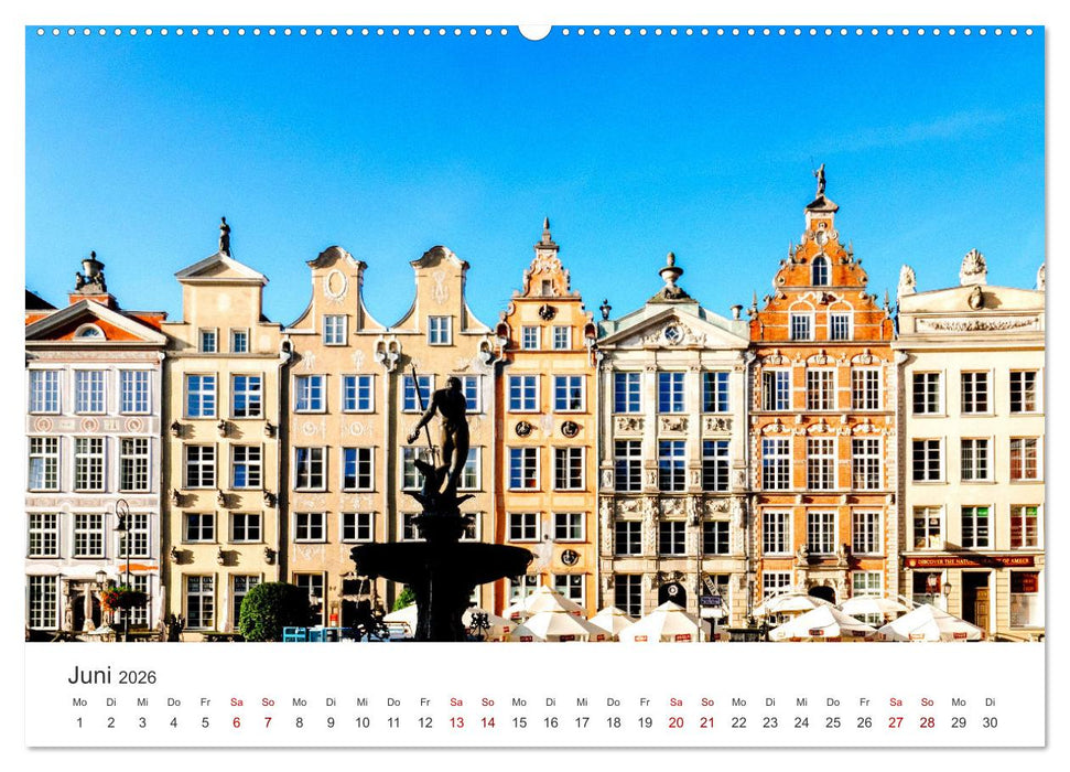 Danzig - Die goldene Stadt an der Ostsee. (CALVENDO Premium Wandkalender 2026)