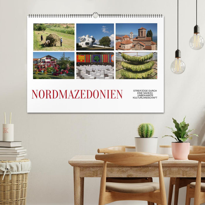 Nordmazedonien - Streifzüge durch eine nahezu unbekannte Kulturlandschaft (CALVENDO Wandkalender 2026)