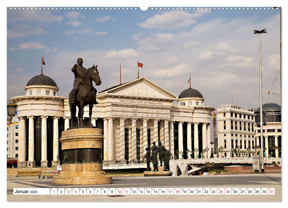 Nordmazedonien - Streifzüge durch eine nahezu unbekannte Kulturlandschaft (CALVENDO Wandkalender 2026)