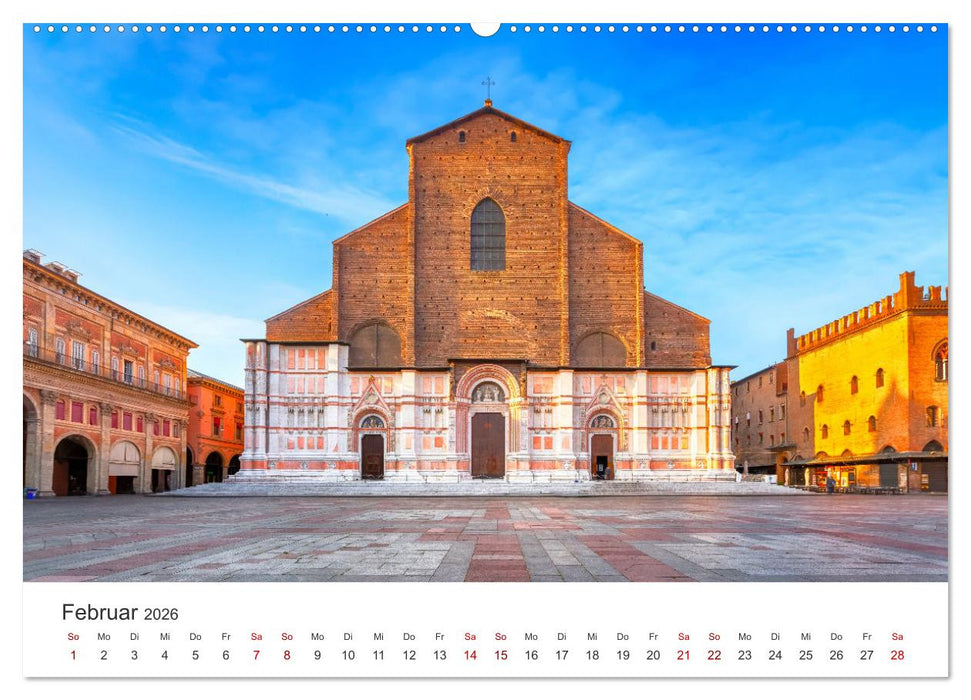 Bologna - Impressionen der wunderschönen Universitätsstadt. (CALVENDO Premium Wandkalender 2026)