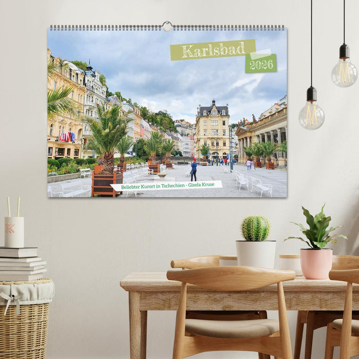 Karlsbad - Beliebter Kurort in Tschechien (CALVENDO Wandkalender 2026)