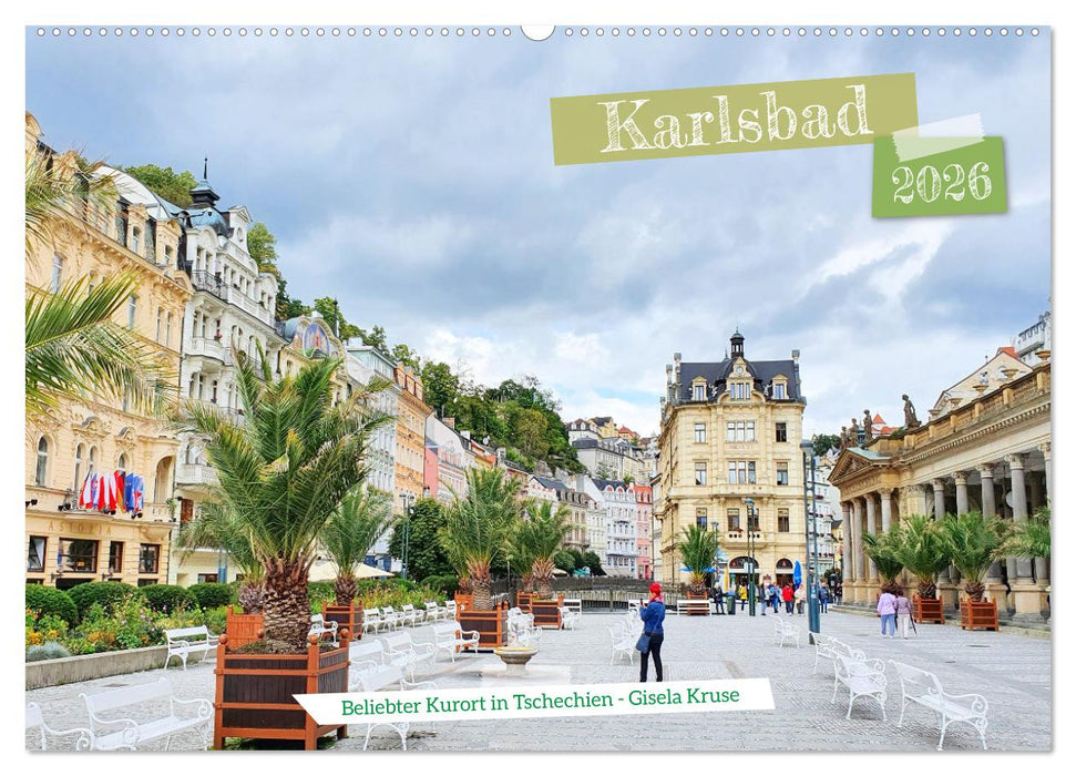 Karlsbad - Beliebter Kurort in Tschechien (CALVENDO Wandkalender 2026)