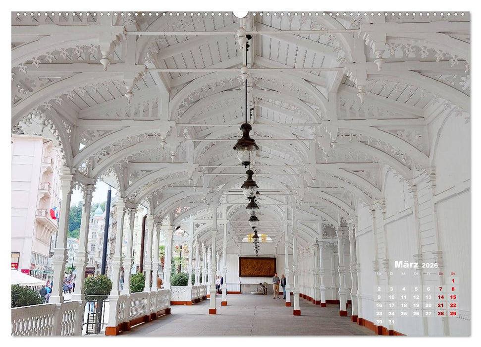 Karlsbad - Beliebter Kurort in Tschechien (CALVENDO Wandkalender 2026)